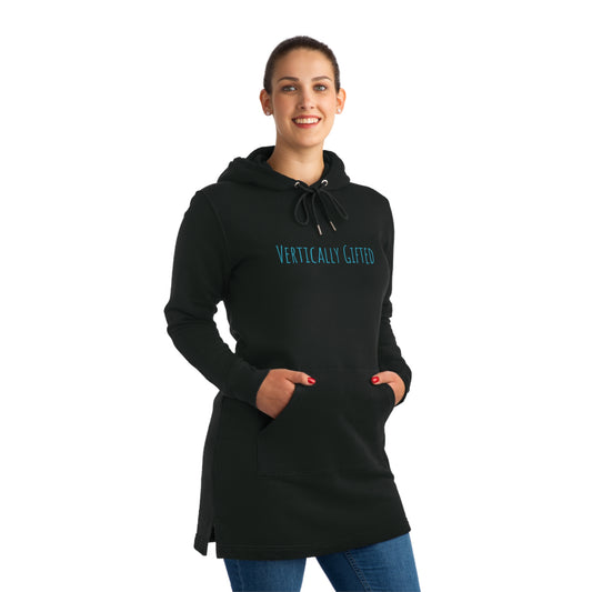 "Vertically Gifted" Extra Long Body Hoodie