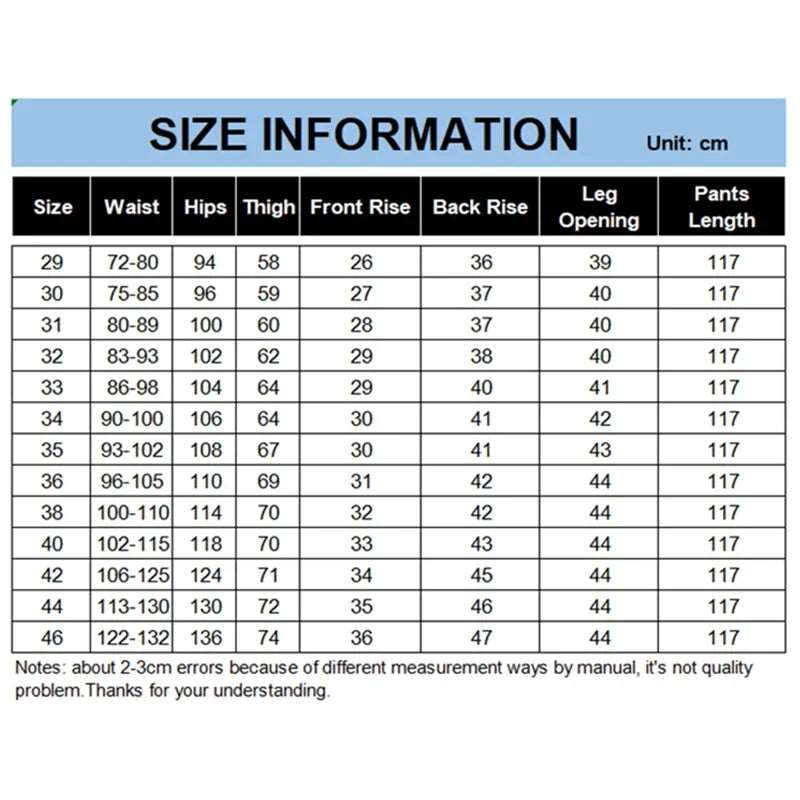 Extra Long Pants 117CM Tall Men 195CM Plus Size 42 44 46 Classic Blue Stretched High Waisted Elastic Trousers Denim Slim Jeans