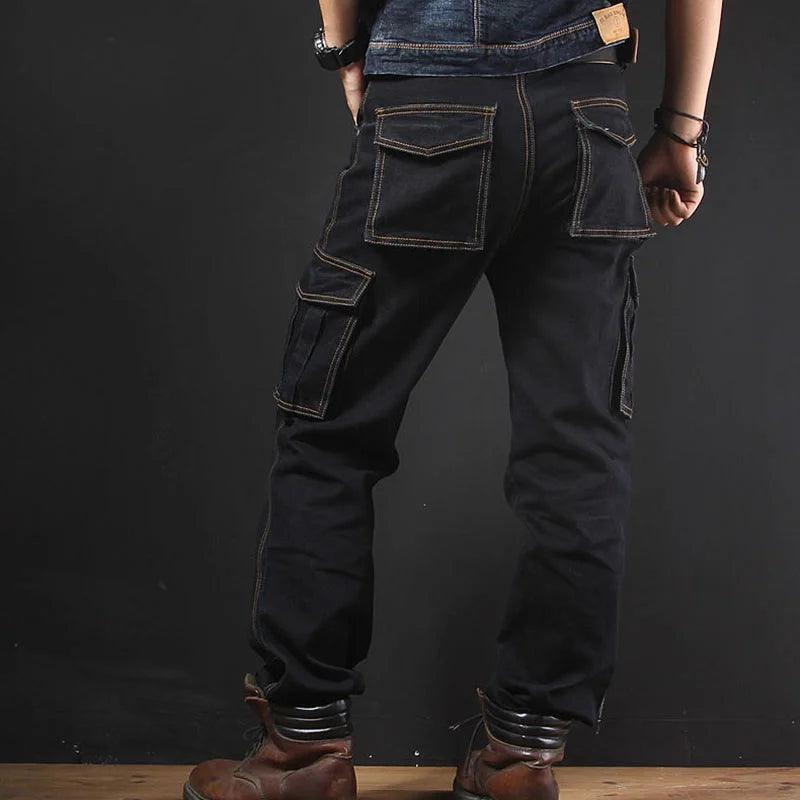 Men's Military style cargo jeans - Orangutan Clothing Ltd