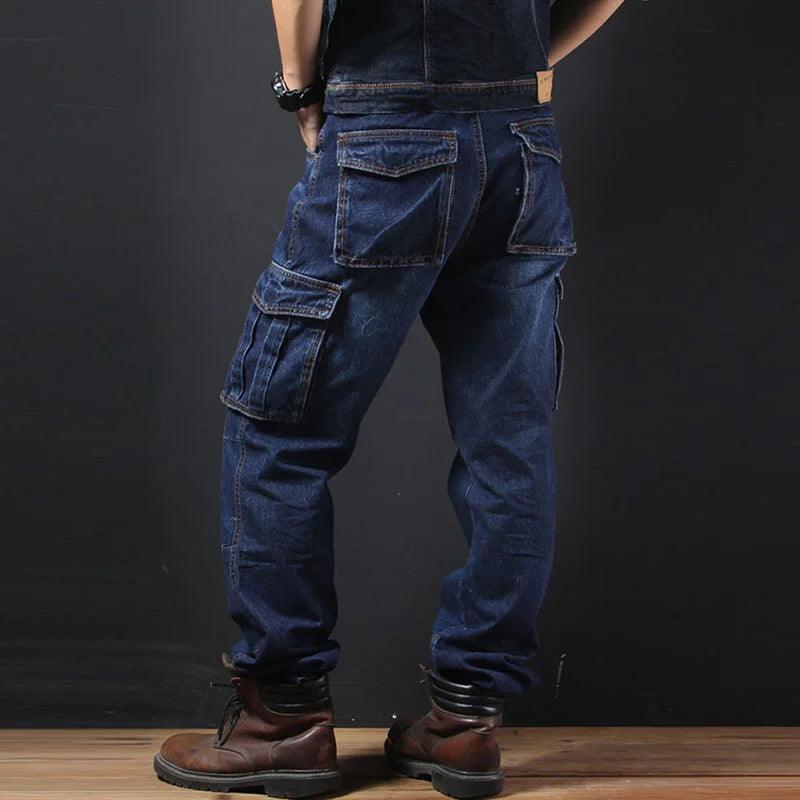 Men's Military style cargo jeans - Orangutan Clothing Ltd