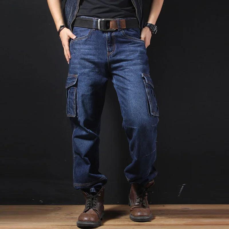 Men's Military style cargo jeans - Orangutan Clothing Ltd