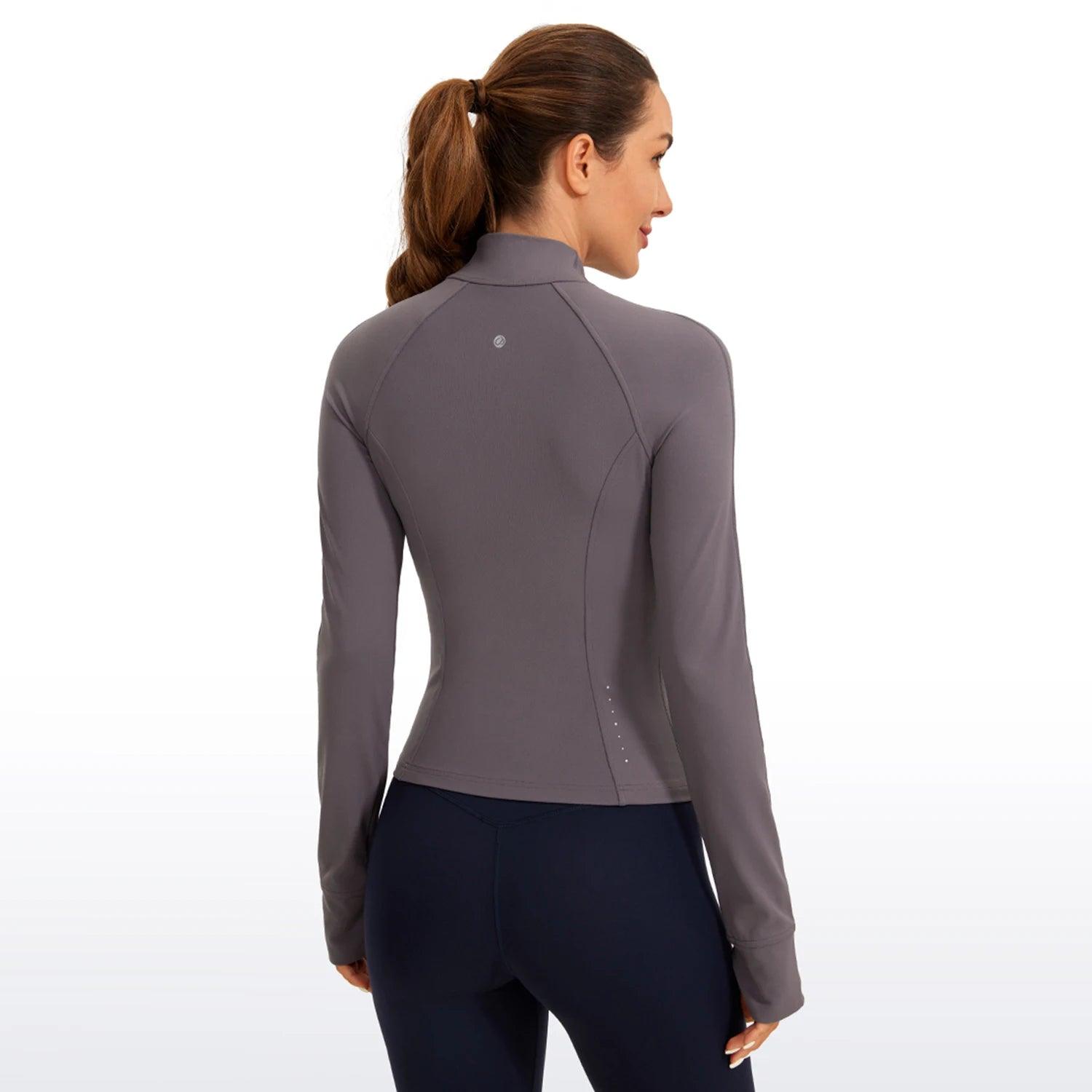 CRZ YOGA Winter Butterluxe Womens Weightless Slim Fit Workout Jacket - Orangutan Clothing Ltd