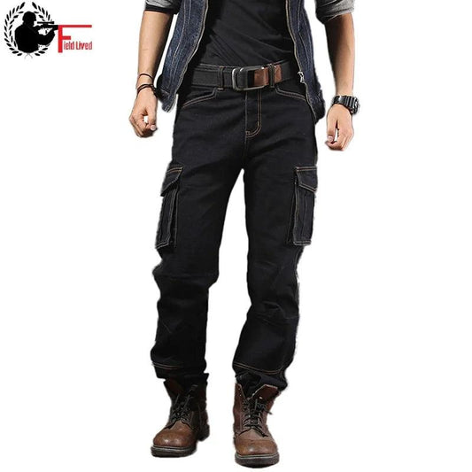 Men's Military style cargo jeans - Orangutan Clothing Ltd