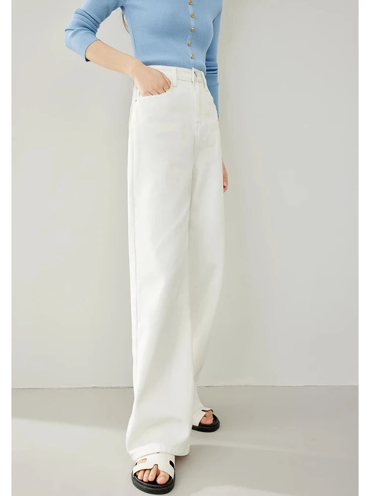 The Susie - Extra Long, High Waisted Denim Pants